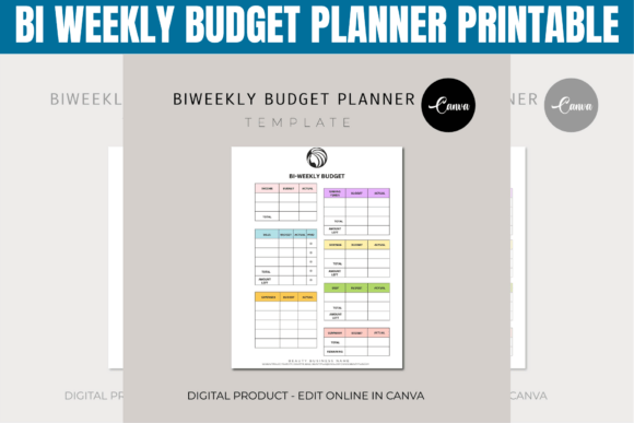 Download Biweekly Budget Planner Printable - Printable Collection