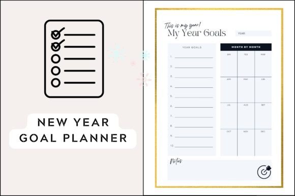 Download New Year Goal Tracker Printable - Printable Collection