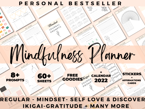 Download Mindfulness Printable Planner &amp; Journal - Printable Collection