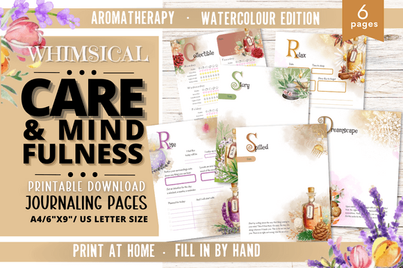 Download Care&amp; Mindfulness Journal Printable #606 - Printable Collection