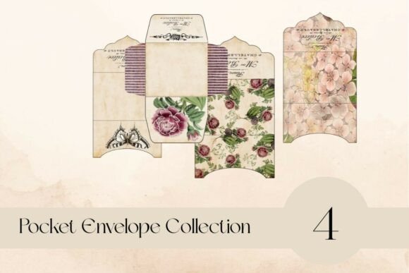Download Printable Junk Journal Pocket Envelopes: - Printable Collection
