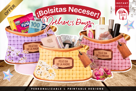 Download Printable Mothers Day Handbag Gift Bag - Printable Collection