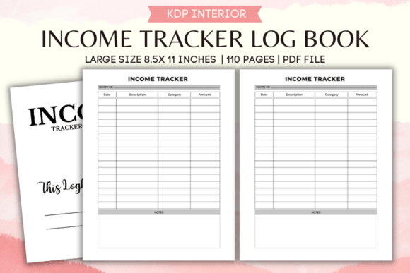 Download Income Tracker Log Book - Income tracker Collection