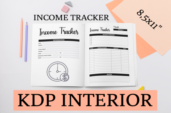 Download Income Tracker | KDP Interior - Income tracker Collection