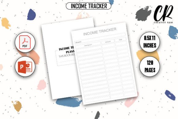 Download Income Tracker Planner - KDP Interior - Income tracker Collection