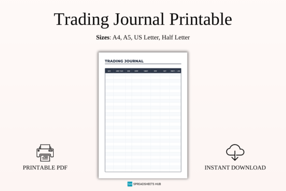 Download Printable Trading Journal PDF - Printable Collection