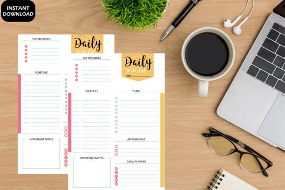 Download Classic Daily to Do List Retro Printable - Printable Collection