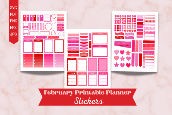 Download February Printable Planner Stickers - Printable Collection