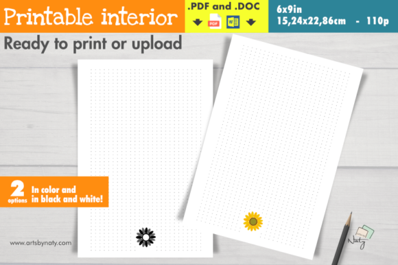 Download Sunflower Bullet Journal Printable - Printable Collection
