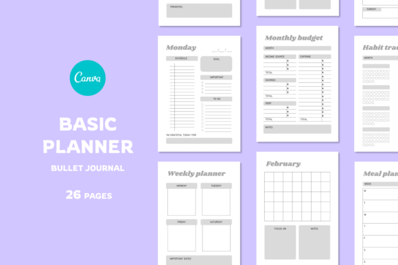 Download Undated Bullet Journal Printable - Printable Collection