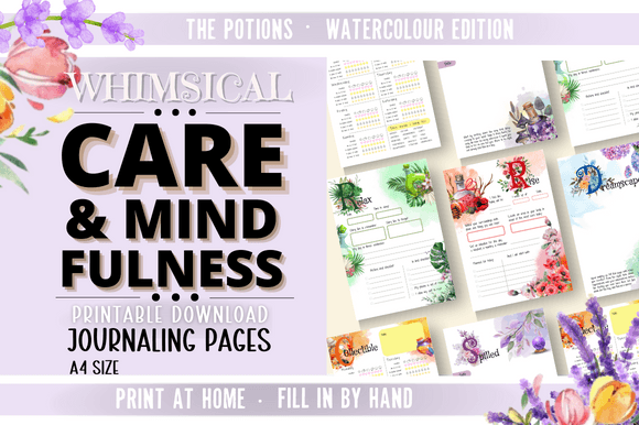 Download Care &amp; Mindfulness Journal/ Printable - Printable Collection
