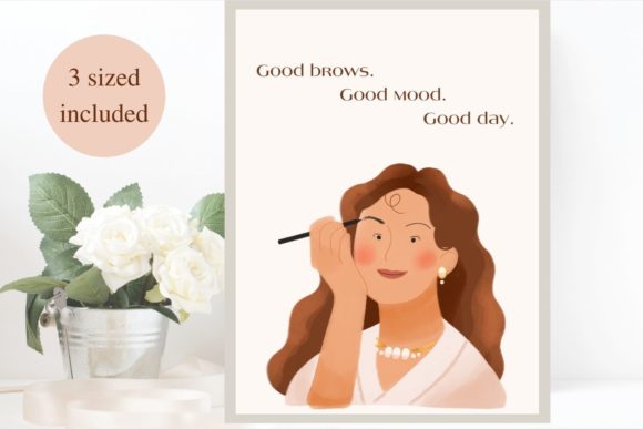 Download Good Brows Printable Wall Poster, Card - Printable Collection