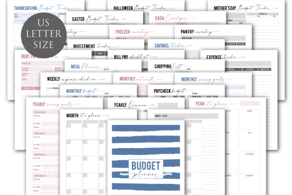 Download Budget Planner Printable / Letter Size - Printable Collection