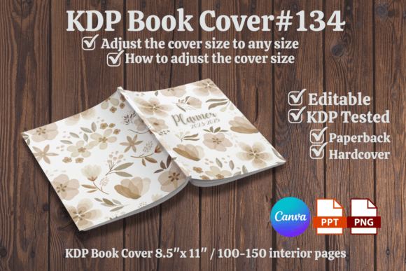 Download Planner Book Cover/Canva Template - Cover Collection