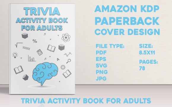 Download Trivia Activity Book Paperback Cover - Premium Bundle