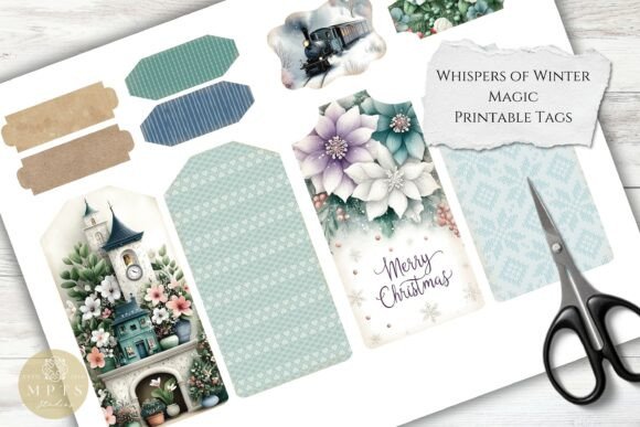 Download Whispers of Winter Magic Printable Tags - Printable Collection