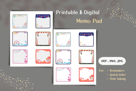 Download Printable &amp; Digital MEMO Pad - Printable Collection