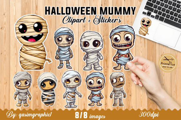 Download Cute Mummy Kawaii Printable Srickers - Printable Collection