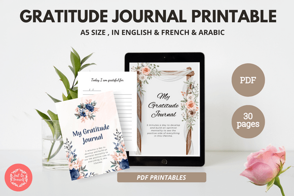 Download Gratitude Journal Printable A5 Size - Printable Collection