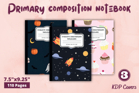 Download Primary Composition Notebook KDP Cover - Premium Resources