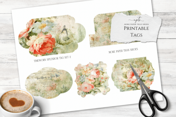 Download Timeworn Splendor Printable Tags – Set 2 - Printable Collection