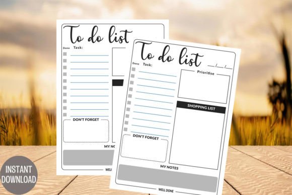 Download Classic to Do List Template Printable - Printable Collection